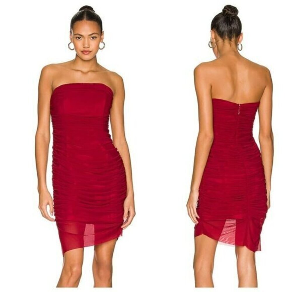 MAJORELLE Ursula Dress - Red Wine